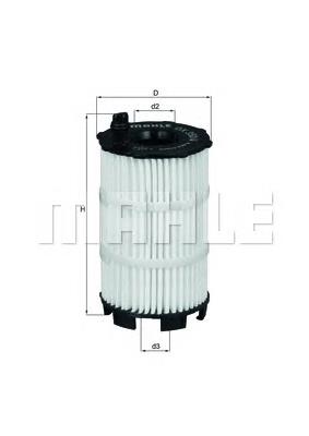 Do koszyka OX3504D Mahle Original Filtr oleju