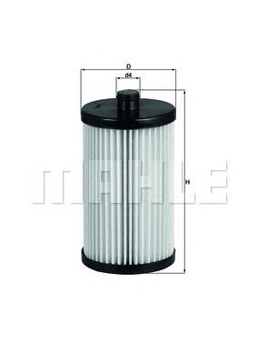 KX222D Mahle Original Filtr paliwa
