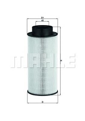 KX182D Mahle Original Filtr paliwa