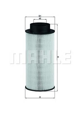 KX1821D Mahle Original Filtr paliwa