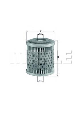 Filtr paliwa Mahle Original KX38 cena, od 6,84 USD