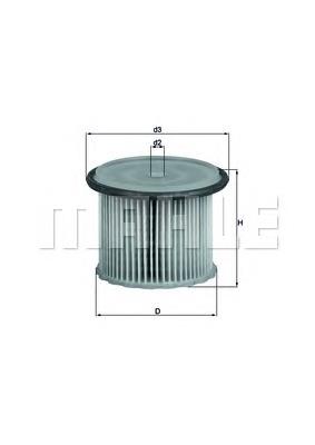Filtr paliwa Mahle Original KX631 cena, od 7,79 USD
