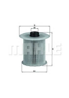 Filtr paliwa Mahle Original KX81D cena, od 8,26 USD