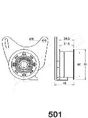 Do koszyka S2431742020 Hyundai/Kia Rolka napinacza paska rozrządu