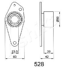 Rolka prowadząca kierunkowa paska rozrządu Coram C707 cena, od 22,19 USD
