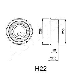 Rolka napinacza paska wyrównoważającego SMD352473 Hyundai/Kia