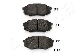 Do koszyka 581011KA00 Hyundai/Kia Klocki hamulcowe przednie tarczowe