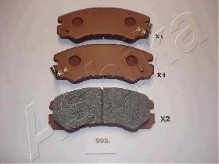 Klocki hamulcowe przednie tarczowe Isuzu 897206869 cena, od 19,64 USD