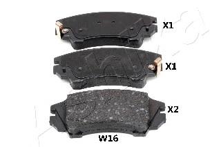 Do koszyka 1605434 Opel Klocki hamulcowe przednie tarczowe