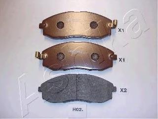 Klocki hamulcowe przednie tarczowe S581014AA81 Hyundai/Kia