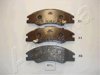 Klocki hamulcowe przednie tarczowe S581012FA20 Hyundai/Kia