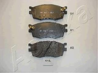 Klocki hamulcowe przednie tarczowe 281011GA00 Hyundai/Kia