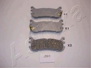 Okładziny (klocki) do hamulców tarczowych tylne Mazda B0YA2643Z cena, od 27,38 USD