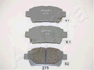 Klocki hamulcowe przednie tarczowe 0446574020 Toyota