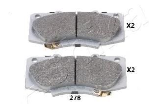Klocki hamulcowe przednie tarczowe 044650K260 Toyota