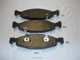 Klocki hamulcowe przednie tarczowe Chrysler 5018592AA cena, od 38,49 USD