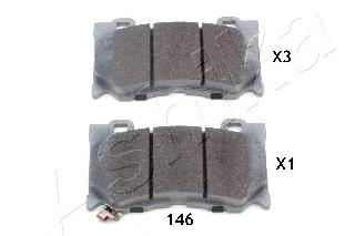 Klocki hamulcowe przednie tarczowe D1060JL00E Nissan/Infiniti