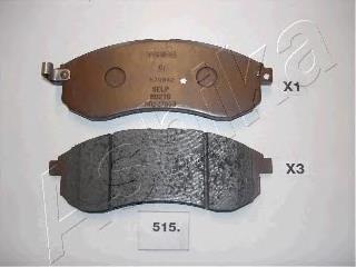 Do koszyka MN102622 Mitsubishi Klocki hamulcowe przednie tarczowe