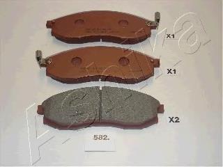 VKBP81121A SKF Klocki hamulcowe przednie tarczowe
