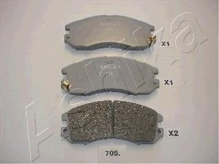 Klocki hamulcowe przednie tarczowe 26296AA161 Subaru