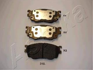 Klocki hamulcowe przednie tarczowe G1YC3328ZC Mazda