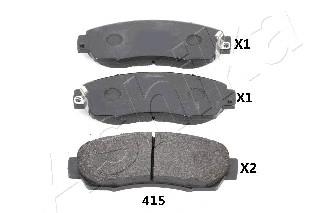 Klocki hamulcowe przednie tarczowe 45022T0AA00 Honda
