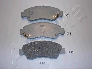 Klocki hamulcowe przednie tarczowe 45022S07408 Honda