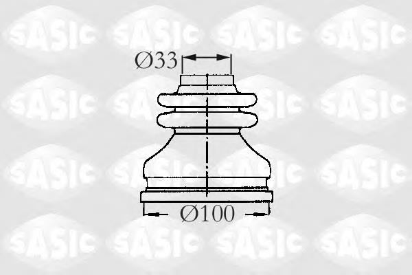 9564479588 Fiat/Alfa/Lancia osłona przegubu homokinetycznego półosi przedniej wewnętrzna