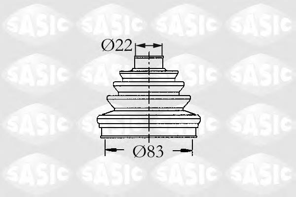 7701035088 Renault (RVI) Osłona przegubu homokinetycznego półosi przedniej zewnętrzna