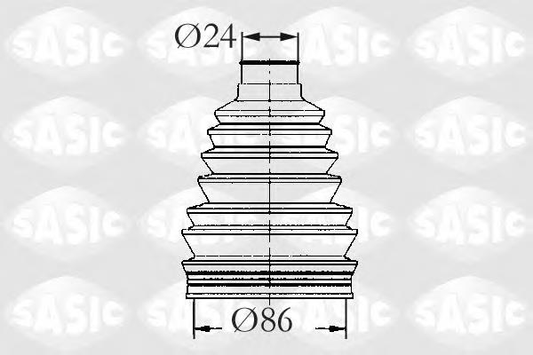 Osłona przegubu homokinetycznego półosi przedniej zewnętrzna 329305 Peugeot/Citroen