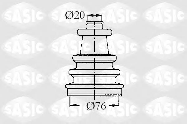 Osłona przegubu homokinetycznego półosi przedniej zewnętrzna 329374 Peugeot/Citroen