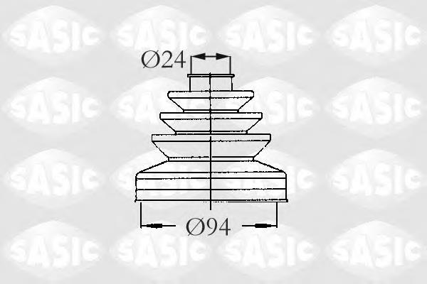 328749 Peugeot/Citroen osłona przegubu homokinetycznego półosi przedniej wewnętrzny lewy