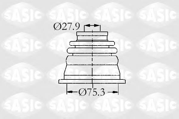 4008900QAF Renault (RVI) osłona przegubu homokinetycznego półosi przedniej wewnętrzny lewy