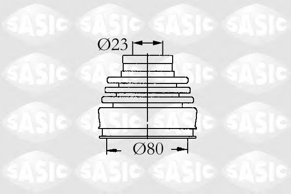 Do koszyka 01349 Metalcaucho Osłona przegubu homokinetycznego półosi przedniej wewnętrzna