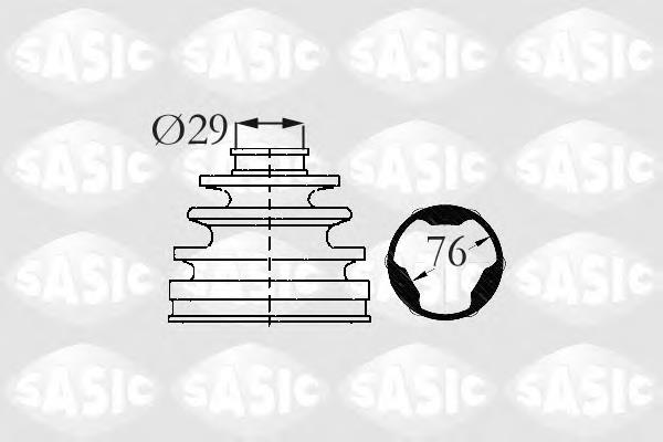 2873883 Sasic Osłona przegubu homokinetycznego półosi przedniej wewnętrzna