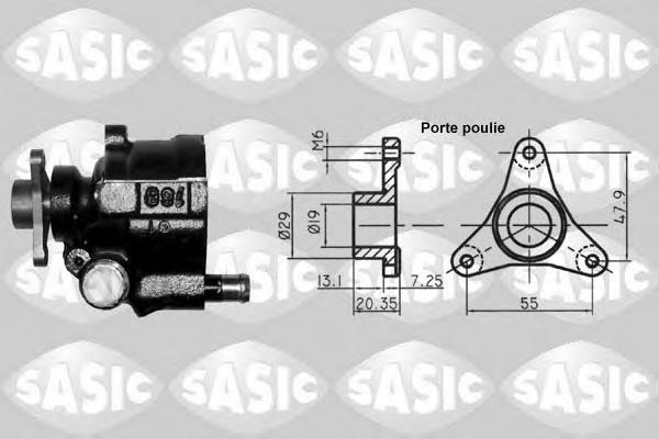 7074001 Sasic Pompa wspomagania hydraulicznego kierownicy