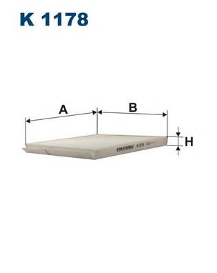 K1178 Filtron Filtr kabiny