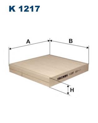 K1217 Filtron filtr kabiny