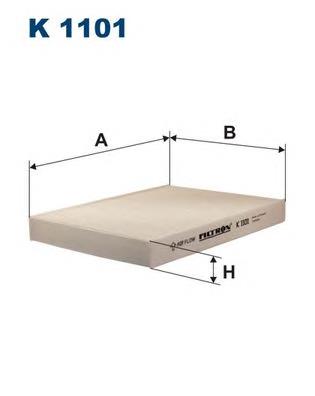 K1101 Filtron Filtr kabiny