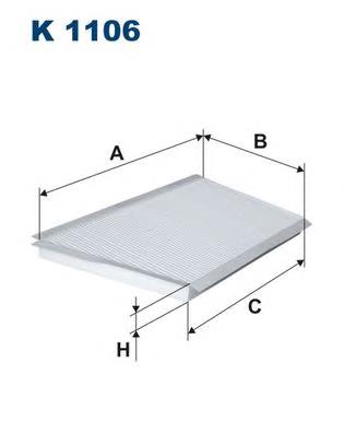 K1106 Filtron Filtr kabiny