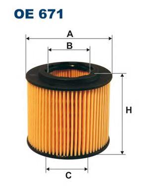 OE671 Filtron Filtr oleju