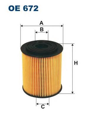OE672 Filtron Filtr oleju