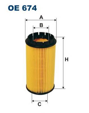 OE674 Filtron filtr oleju