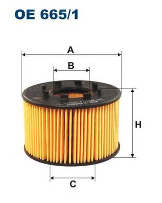 OE6651 Filtron filtr oleju