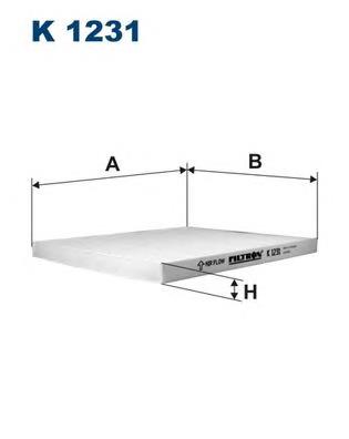 K1231 Filtron Filtr kabiny