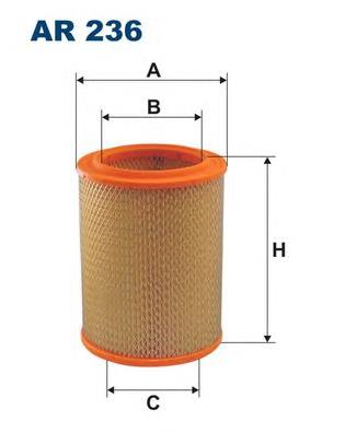AR236 Filtron Filtr powietrza