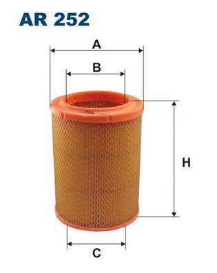 AR252 Filtron Filtr powietrza
