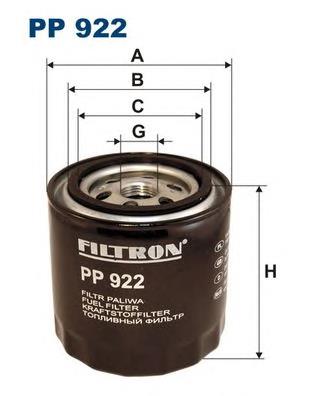 PP922 Filtron Filtr paliwa