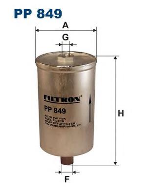 PP849 Filtron Filtr paliwa