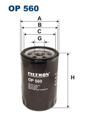 OP560 Filtron Filtr oleju